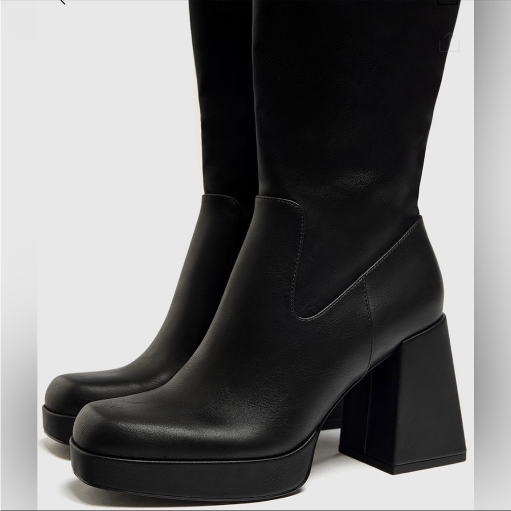 Pull & Bear knee-high boots